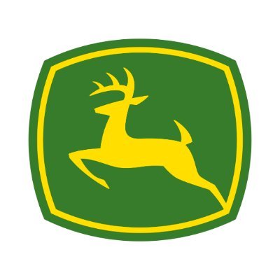 John Deere brand logo 03 vinyl decal